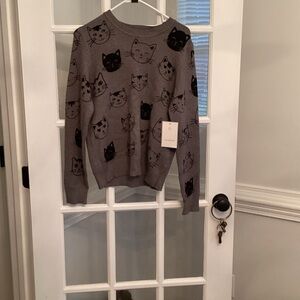NWT Charming Cat Sweater!
